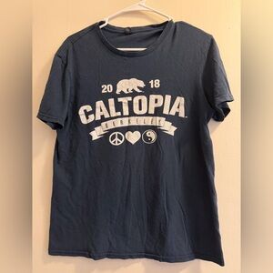 2018 CalTopia Berkeley Navy Graphic Tee